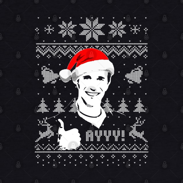 Ayyy Fonzie Christmas Parody by Nerd_art